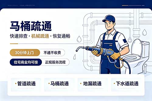 临海马桶疏通